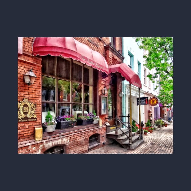 Alexandria VA - Red Awnings on King Street by SusanSavad