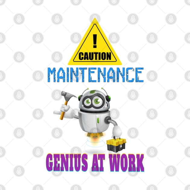 Maintenance genius at work by Fadedstar