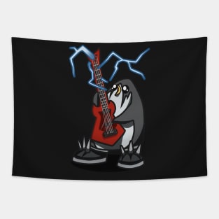 Metal Penguin Tapestry