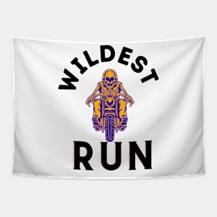 Wildest Run Biker Tapestry