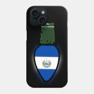 El Salvador Flag Christmas Light Phone Case