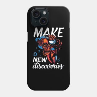 make new discoveries Phone Case