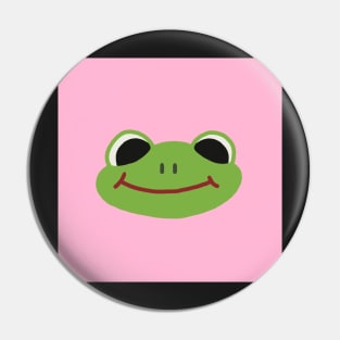 frog (pink) Pin