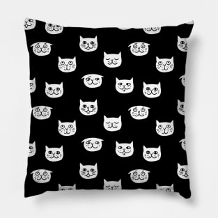 Cat heads Pillow