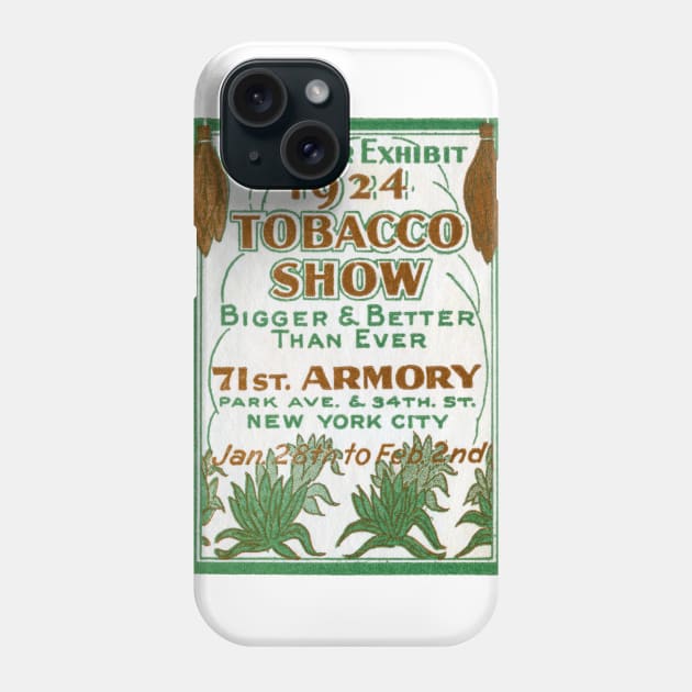 1924 New York City Tobacco Show Phone Case by historicimage