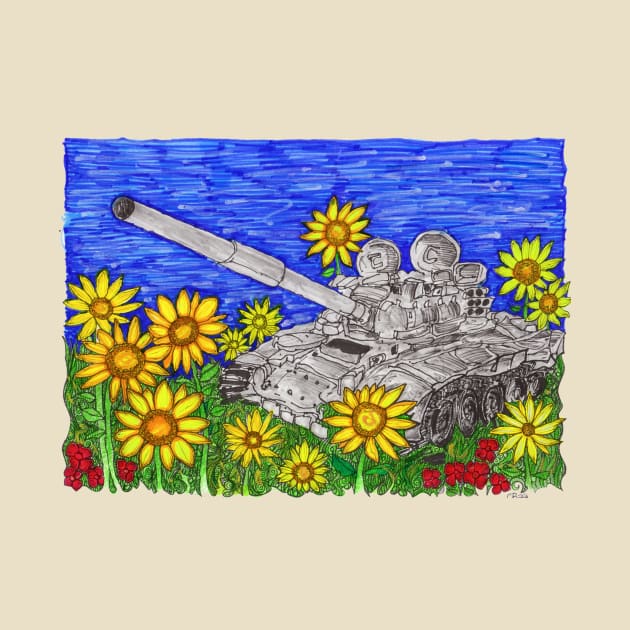 Slava Ukraini - Stop the Invasion by Christopher's Doodles