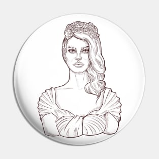 Celebrity girl Pin