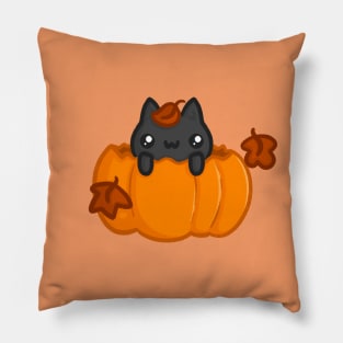 Autumn Kitten Pillow