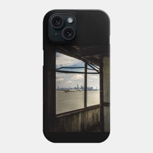 NYC through the window Phone Case