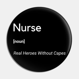 Nurse Real Heroes Without Capes Frontliners Pin