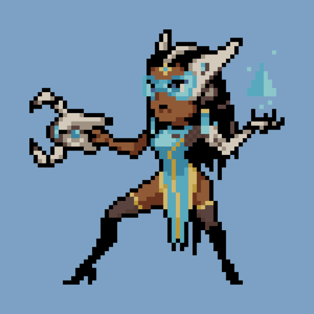 Overwatch - 16-Bit Symmetra by wyckedguitarist