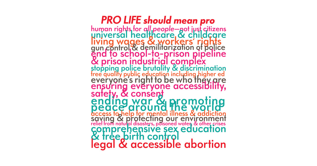 what does pro-life and pro-choice mean