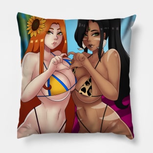 Leona and Nidalee Pillow