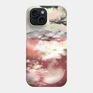 big moon fantasy world Phone Case