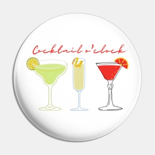 Summer Cocktails Pin