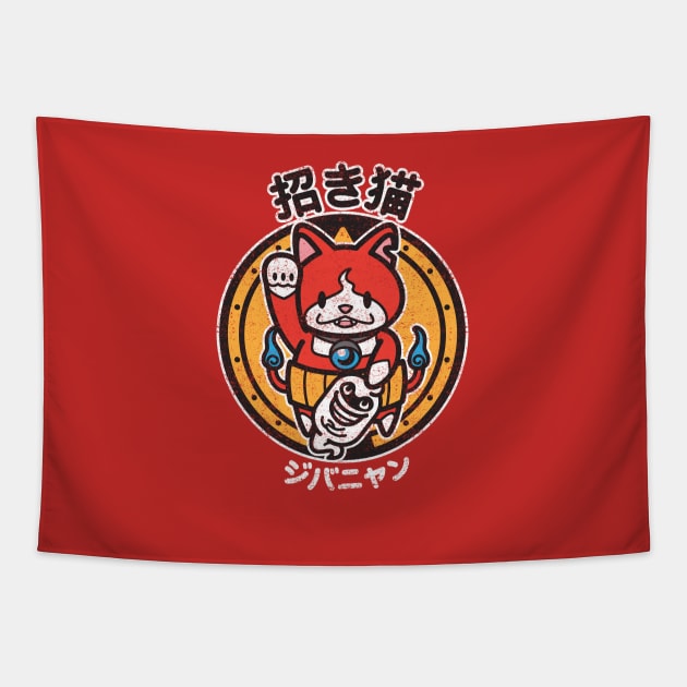 Maneki Nyan! Tapestry by AdamWorks