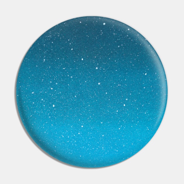 Blue galaxy Pin by RosanneCreates