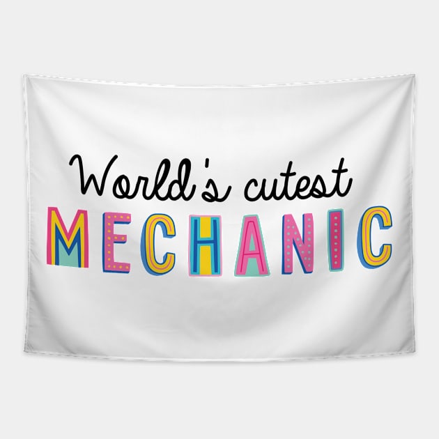 Mechanic Gifts | World's cutest Mechanic Tapestry by BetterManufaktur