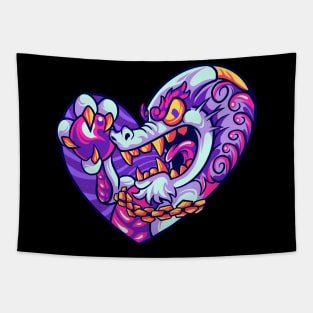 dragon in love Tapestry