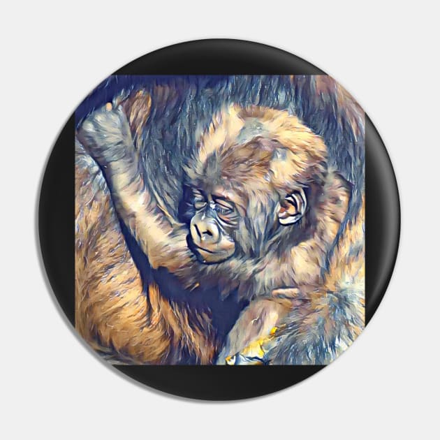 Western Lowland Gorilla baby Pin by Sharonzoolady