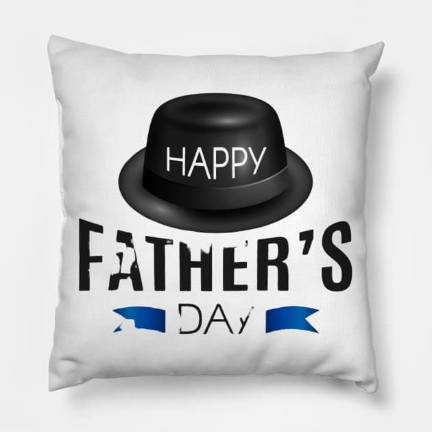 Happy Father's Day - Gift For dad Father Pillow by busines_night