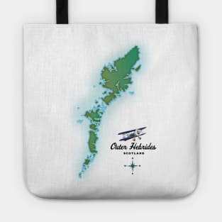 Outer Hebrides Scotland map Tote