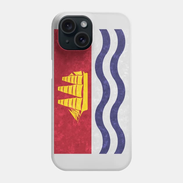 Flag of Bath Maine Phone Case by Enzwell