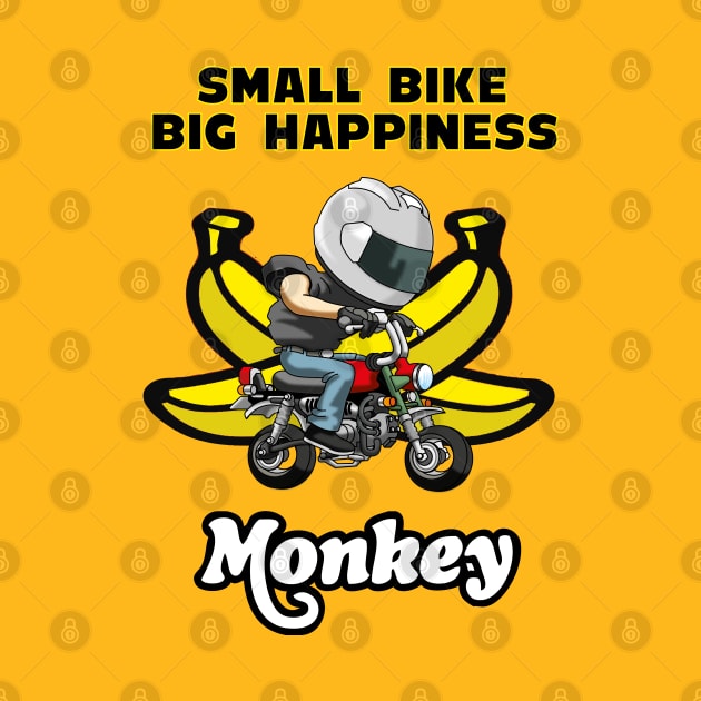 honda monkey small bike big happiness 2 by wankedah