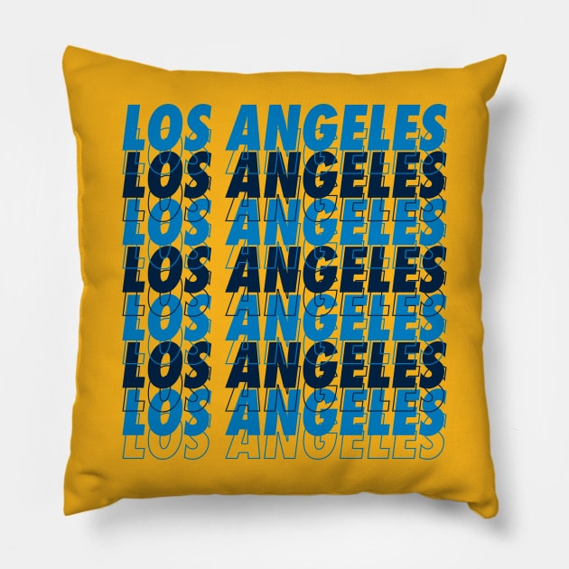 Los Angeles - Echo Graphic Pillow by downformytown