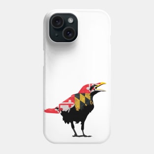 Maryland Flag Raven Phone Case