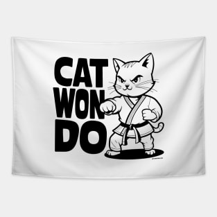 Cat Won Do Tapestry