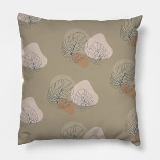 Leaf abstract graphic illustration design Pillow