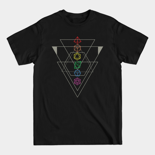 D&D Rainbow Dice - Dnd - T-Shirt