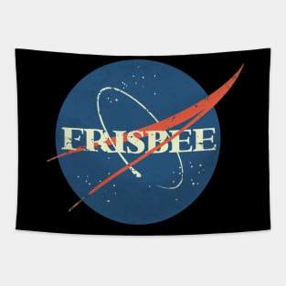 Frisbee Space Vintage Tapestry