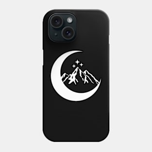 Crescent Moon White Phone Case