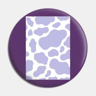 Purple Cow pattern Pin