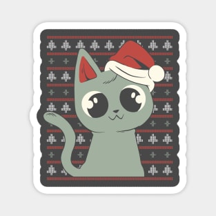 Cat Ugly Sweater Magnet