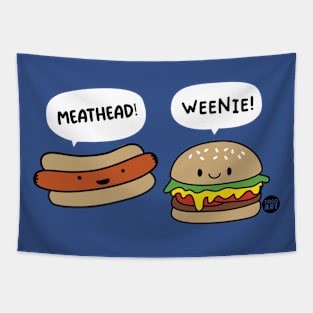 BURGER HOT DOG Tapestry