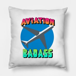 aviation badass Pillow