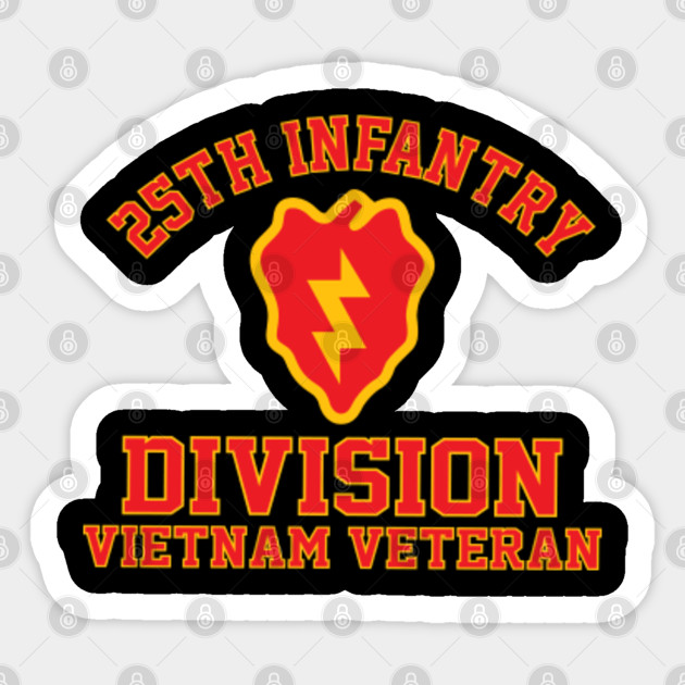 Us Army 25th Infantry Division Vietnam Veteran 25th Infantry Division Sticker Teepublic Au