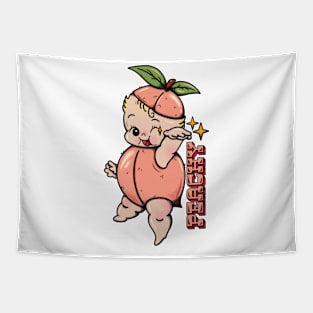 Peachy Kewpie Tapestry