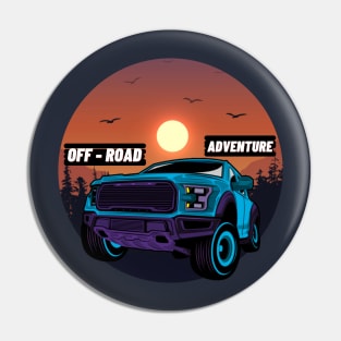 off - road adventure Pin