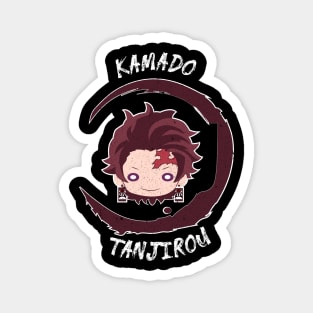 DEMON SLAYER (KIMETSU NO YAIBA) TANJITO GRUNGE STYLE Magnet