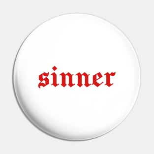 sinner Pin