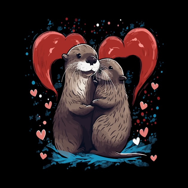 Otter Valentine Day by JH Mart