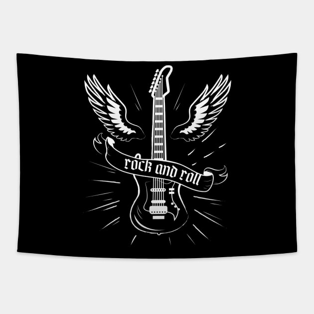 Rock And Roll Lover Rock Lovers I Love Rock & Roll Tapestry by ✪Your New Fashion✪