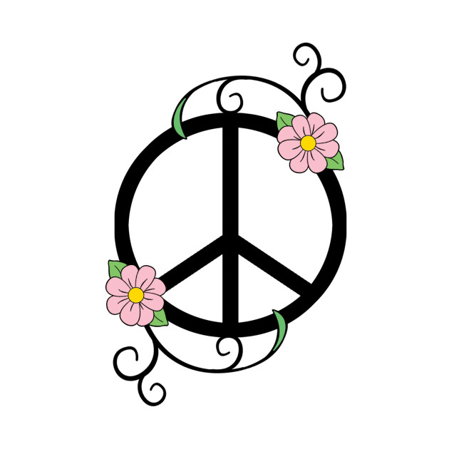 Peace and Daisies - Peace Sign - Phone Case