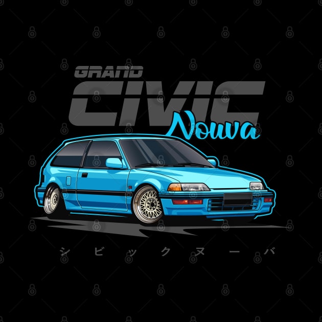 Civic Nouva (Artic Blue) by Jiooji Project