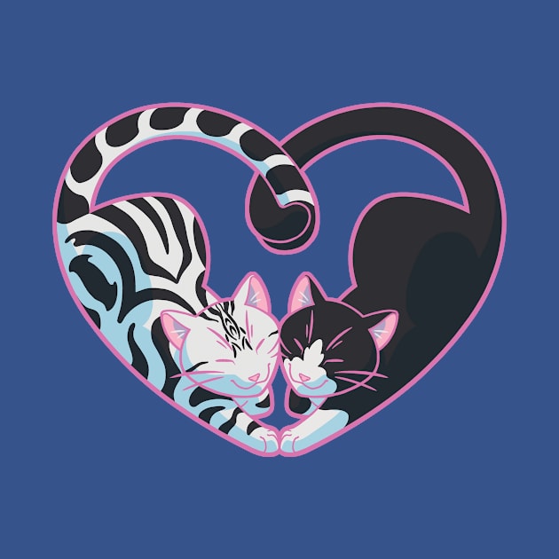 Kitty Love [Tabby/Tuxedo] by rosemcclain