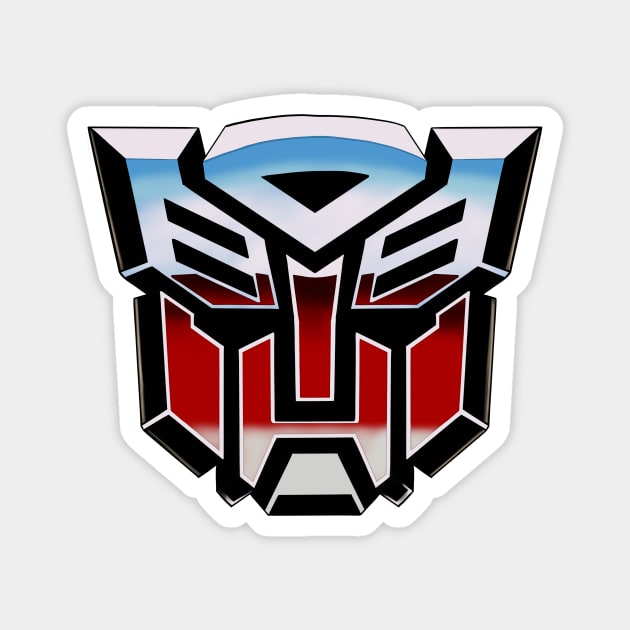 Autobots Logo Magnet by tabslabred